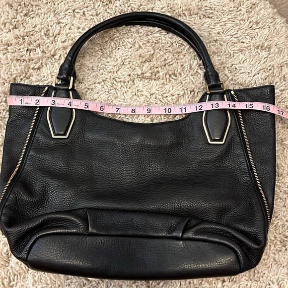 Michael Kors Black Leather Handbag - Picture 4 of 11